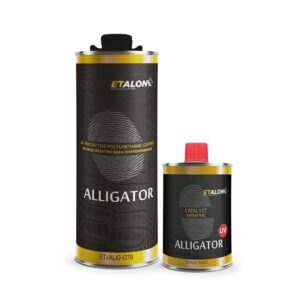 Alligator 2K Protective Polyurethane Color Black ,Alligator 2K Заштитен полиуретан, боја црна ,Bojë mbrojtëse poliuretani Alligator 2K - Ngjyrë e zezë
