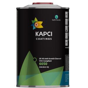 Kapci 6050 2K UHS Anti-Scratch Clearcoat - VOC Compliant 1L