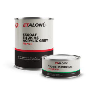 5500AF 5:1 2K HS Acrylic Primer Grey /BLACK set 800ml + 160ml hardener